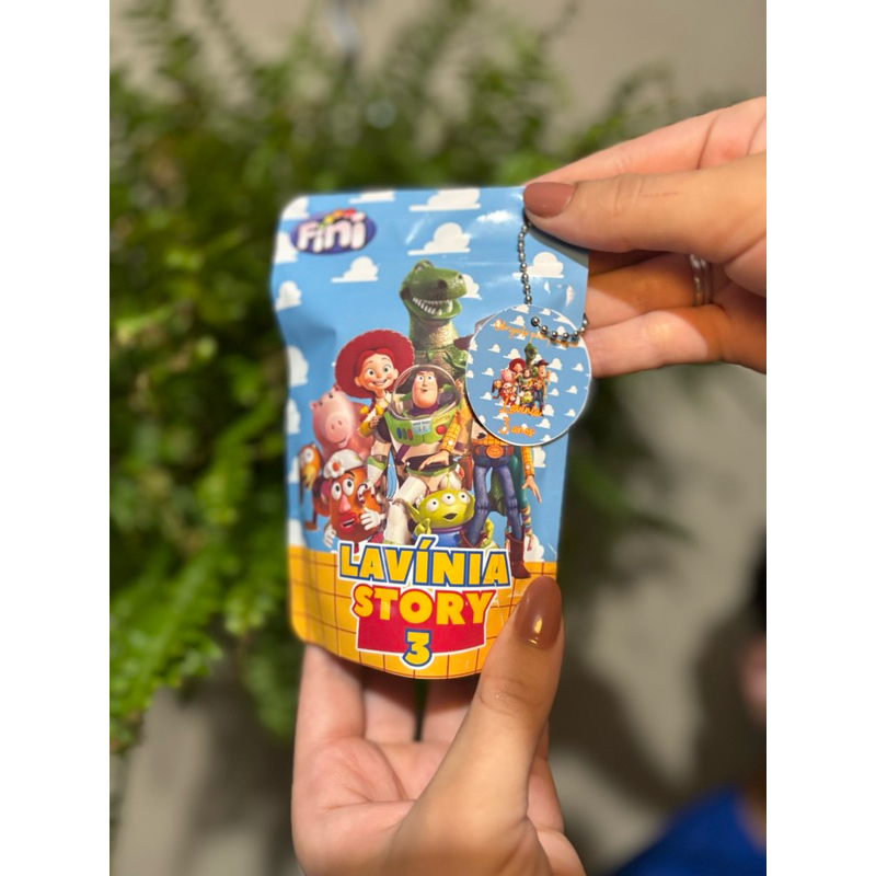 Saquinho Ziplok Personalizado Toy Story 10x15 - Todos os Temas - Lembrancinha Infantil - Festa de Aniversário