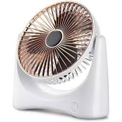 Mini Ventilador de Mesa Silencioso Ventilador Portátil de 3 Velocidades Mesa Pessoal Ventilador Escritório Cama