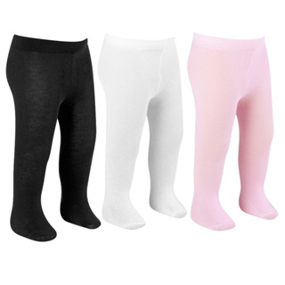 Kit 2 ou 3 Meia Calça Infantil e Bebê Algodão Menina 0-6 Anos Lisa e Textura Inverno Fio 30 Feminina em Oferta na Shopee