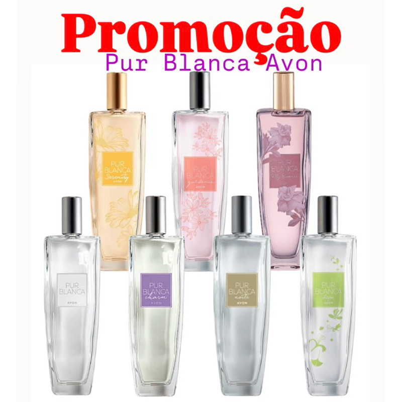 Pur Blanca Deo Colônia Avon Feminino 75ml Original e Lacrado em Oferta na Shopee