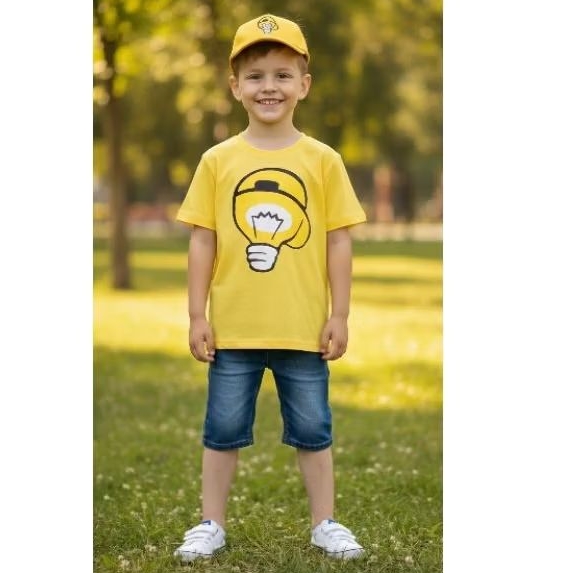 Kit Camiseta + Boné Leozinho lâmpada Emily Vick em Oferta na Shopee