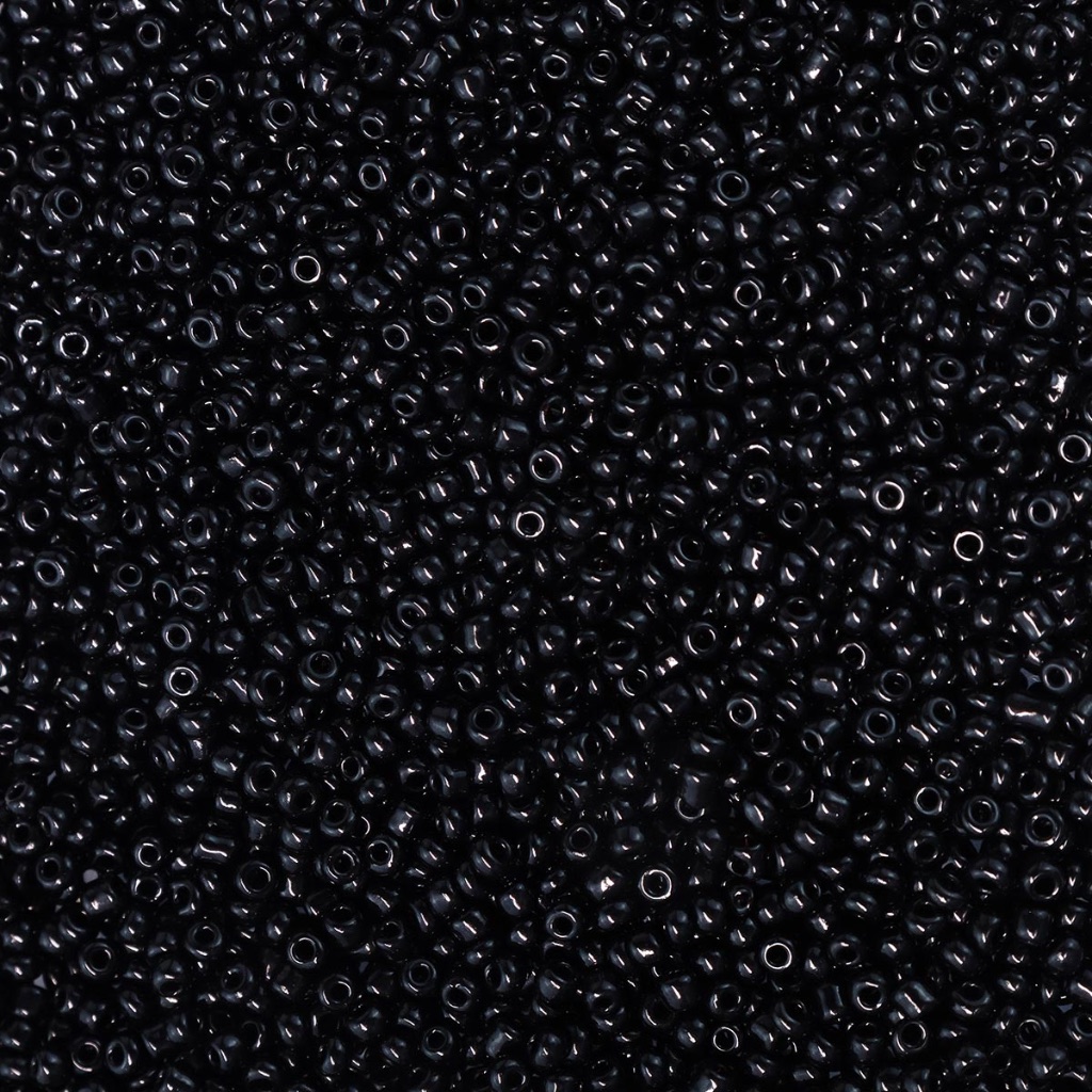 Missanguinha Miçanga 10/0 - 2mm / 3mm - Preto Leitoso - (35000 Peças) 500g em Oferta na Shopee