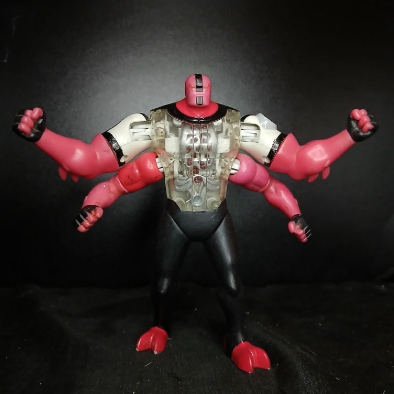 Raro Boneco Ben 10 Clássico Quatro Braços DNA Alien Heroes Original Bandai