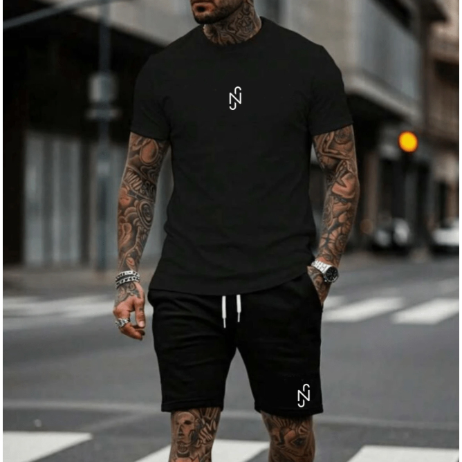 Conjunto Masculino Estampado Varias Cores Lançamento Streetwear CB-012