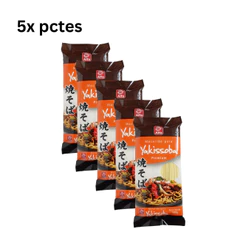 Kit Com 5 Macarrão Yakissoba Alfa 500g