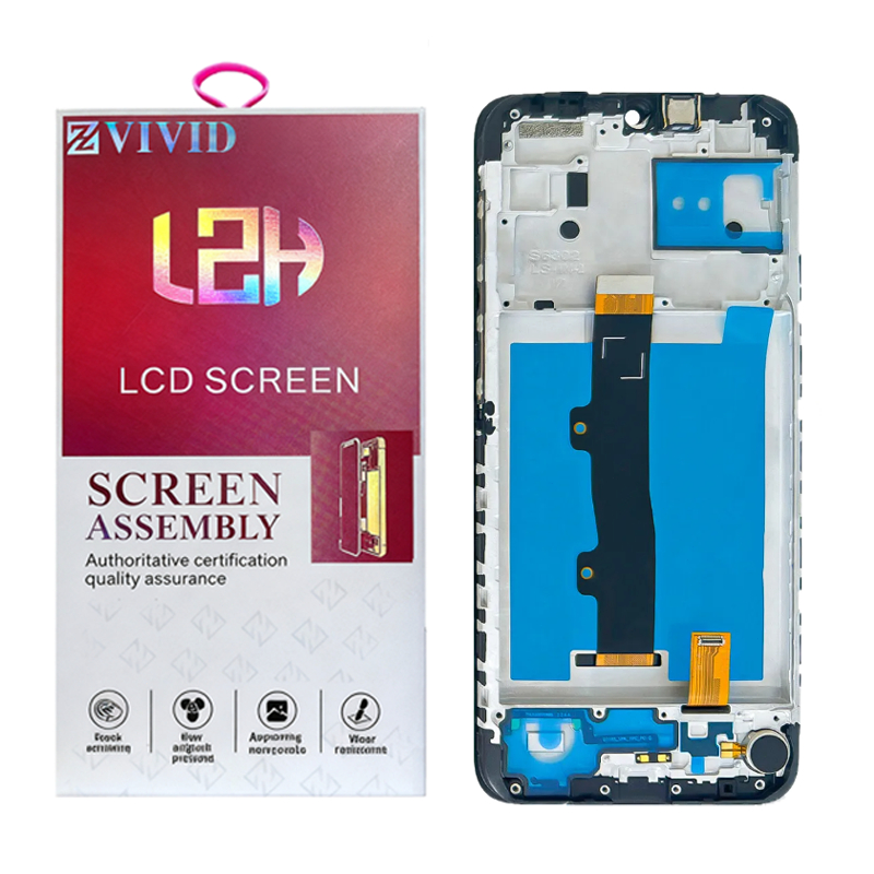 Tela Frontal Display Lcd Para Moto E7 Power Com Aro VIVID