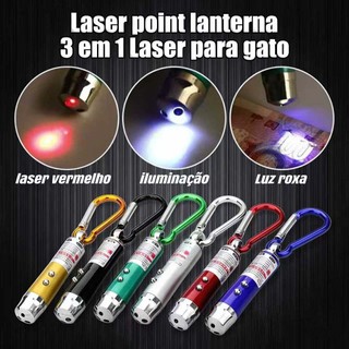 Kit Com 6 PCS Laser Point lanterna 3 em 1 Laser Para Gato - Brinquedo Mágico para Gatos！