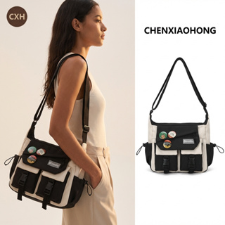 Bolsa transversal de ombro, grande capacidade, bolsa mensageiro casual, versátil. em Oferta na Shopee