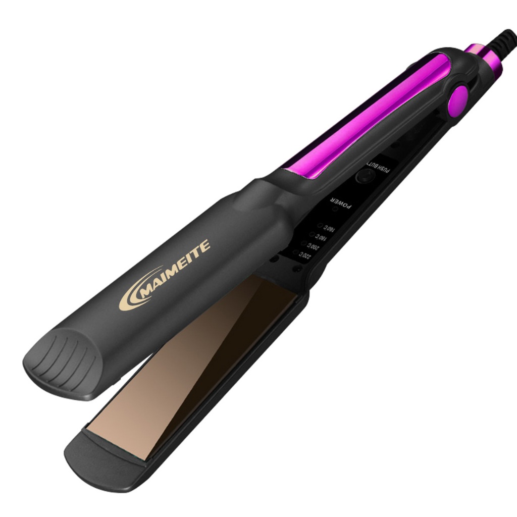 MAIMEITE Chapinha Profissional Nano Titanium Prancha Alisador Progressiva de Cabelo Bivolt 110V/220V