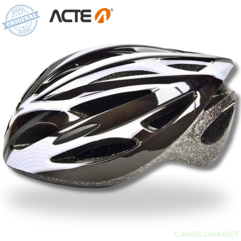 Capacete Ciclismo Adulto Acte A80-P Preto Bike MTB Urbano Ajustável Leve 210g Ventilação Proteção em Oferta na Shopee
