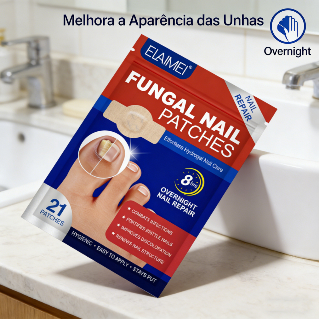 Cuidado Antifúngico para Unhas com Fungos | Patch Invisível e Confortável, 21 Patches — imagem 2 de 2