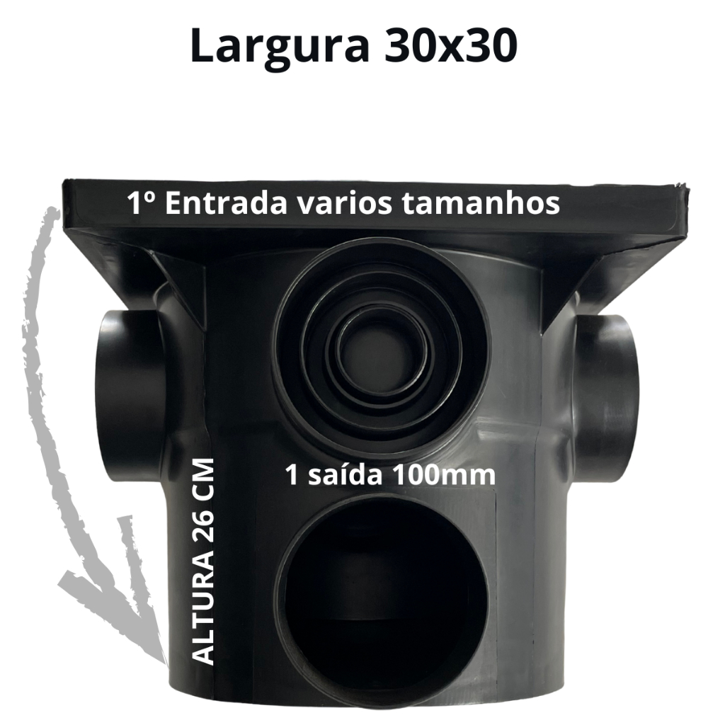Caixa de Passagem Inspeção Esgoto Bosta, Merda Cocô  Banehiro 10 LT Promoção Construção Black Friday