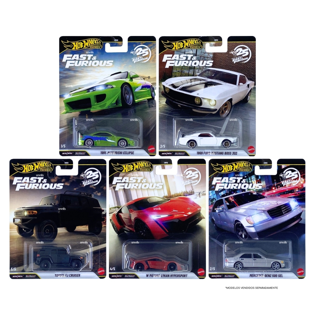 Hot Wheels Premium Velozes e Furiosos - À Escolha - Mattel