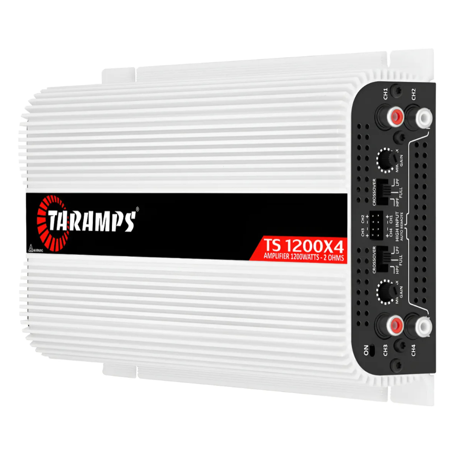 Modulo Potencia Taramps Ts1200 4 Canais 1200 W Rms 2ohm Branco