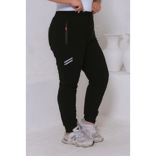 Calça Jogger Plus Size Feminina Conforto Premium Esportivo Acadêmico Elastano Confortável para Atividades Diárias e Espo