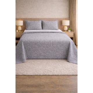 Kit Cobre Leito Solteiro, Casal e Queen 2 e 3 Peças 400 Fios Colcha Pronta Entrega Varia Cores em Oferta na Shopee