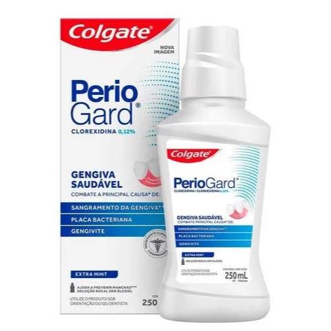 ENXAGUANTE BUCAL PERIOGARD EXTRA MINT 250ML COLGATE (SEM CAIXA)