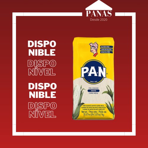 Caixa de Farinha PAN Branca (10 unidades) ou Caixa de Farinha PAN Amarela (5 unidades) 🌽🌽🫓🫓