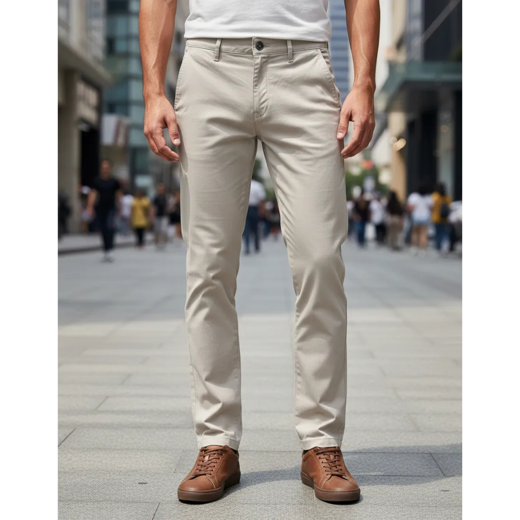 Calça Sarja Masculina Alfaiataria Bolso Faca Tradicional em Oferta na Shopee