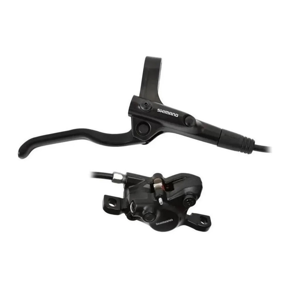 Freio A Disco Hidráulico (Óleo) Traseiro Shimano Altus Mt200 Preto Original Bike Aro 26 ou 29