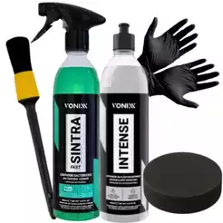 Kit Limpeza Interna Vonixx Intense E Sintra Fast + Pincel e Aplicador
