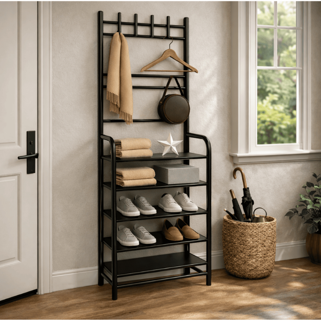 Sapateira Organizadora Cabideiro Suporte Multiuso Sapato Tenis Roupa Bolsa Closet em Oferta na Shopee