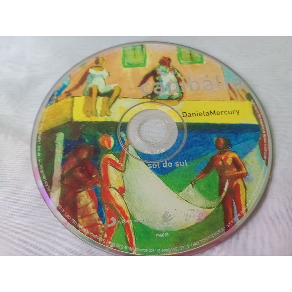 CD Original Sem Capa Canibália Daniela Mercuri/ Ler Descrição