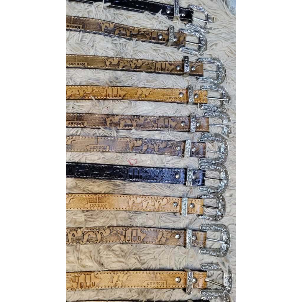 Cintos country infantil americano western couro legitimo