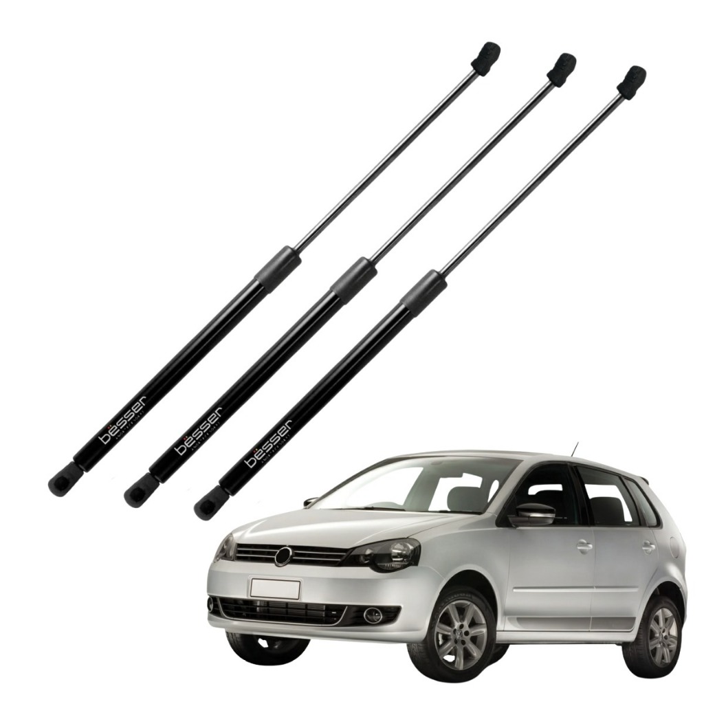 Kit Amortecedor a Gás Para Porta Malas e Capô Vw Polo Hatch Pistão a Gás Tampa Porta Malas Polo em Oferta na Shopee