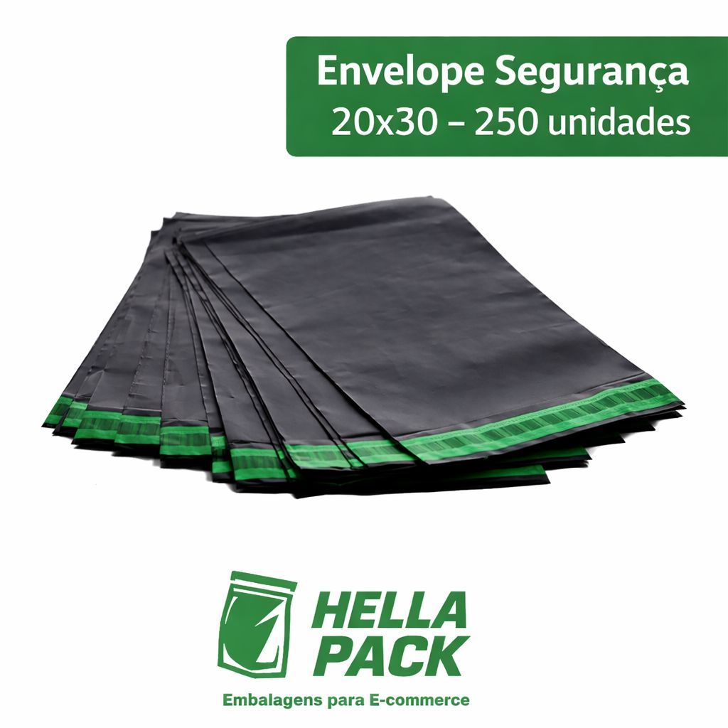 Envelope de Segurança 20x30 250 unidades Economy – Lacre Adesivo para Envios e Correios em Oferta na Shopee