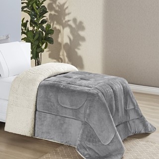 COBEREDROM SOLTEIRO/CASAL/QUEEN Manta Cobertor Soft Infantil C/SHERPA 2,40m x 1,50m Cobertor Felpudo Dupla Face