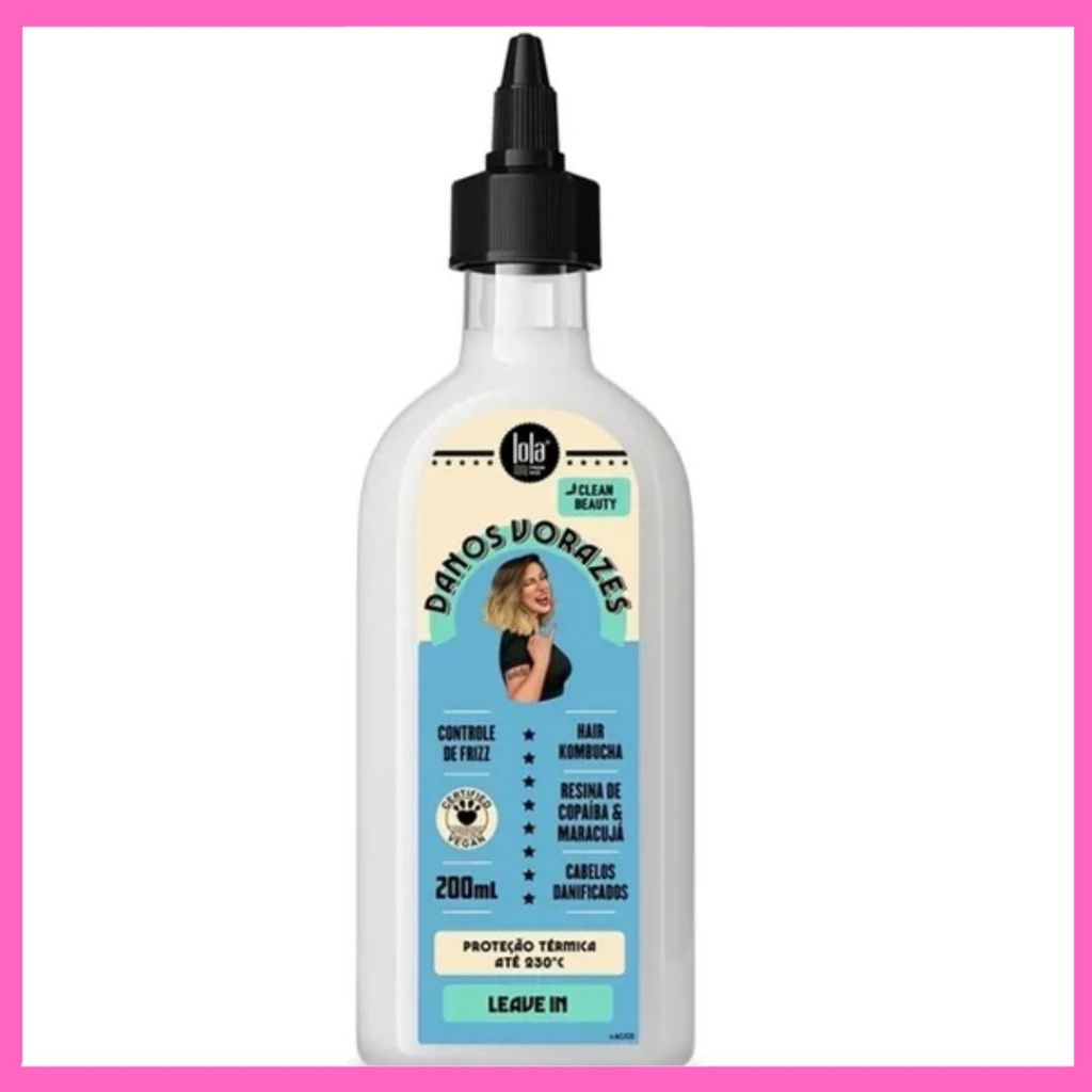 Lola  Cosmetics Danos Vorazes - Leave-in 200ml em Oferta na Shopee