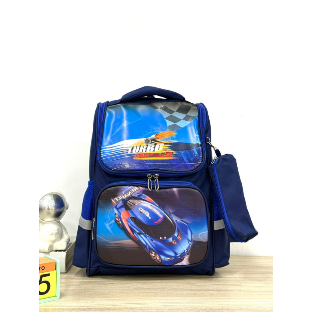 Mochila Escolar Estampado Liso Infantil Bolsa Menino Médio 5 a 8 anos em Oferta na Shopee