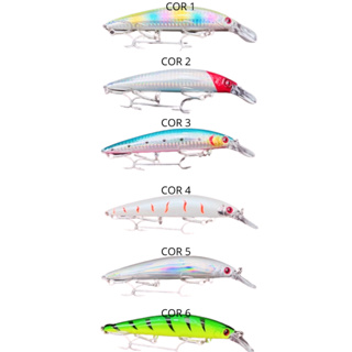 Isca Artificial Sahara HB 230 Meia Água Flutuante - Floating - 12,8 cm 30 Gramas Várias Cores Top em Oferta na Shopee