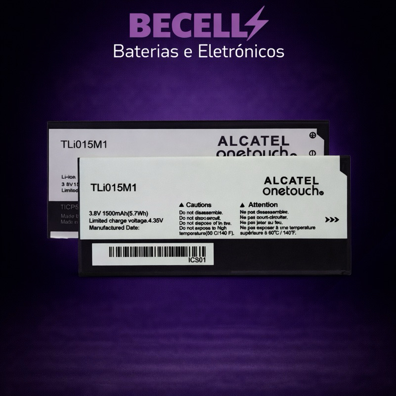 Bateria Compatível Com Alcatel Tlio15m1 + NF + Entrega Direta