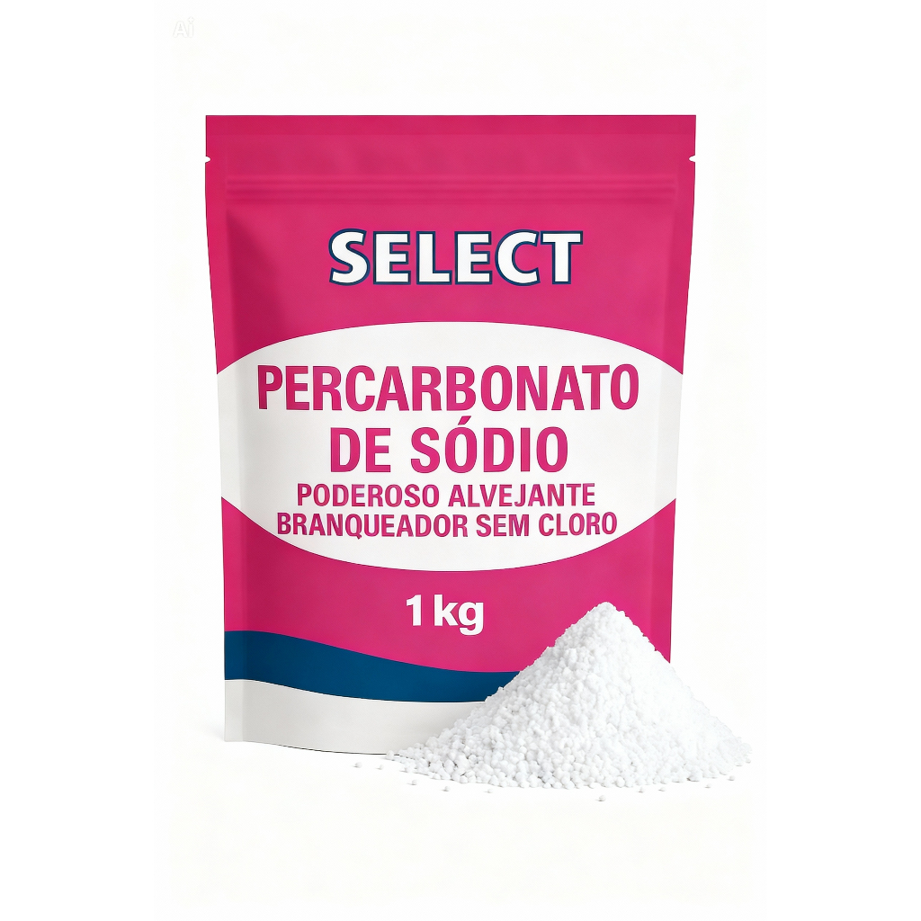 Percarbonato de Sódio 100% Puro - Alvejante Tira Manchas para Roupas Brancas e Coloridas