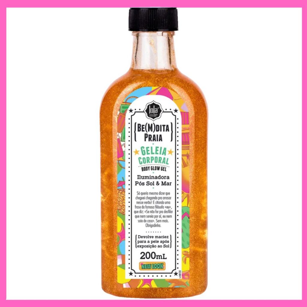 Lola Cosmetics Bemdita Praia Geleia Corporal 200ml em Oferta na Shopee