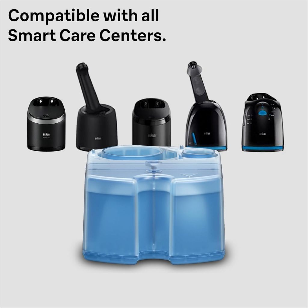 Refil Cartucho Limpeza Barbeador Braun Clean & Renew - Unid.