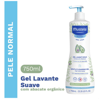 Mustela Gel Lavante Suave Com Abacate Orgânico Bebê 750ml em Oferta na Shopee