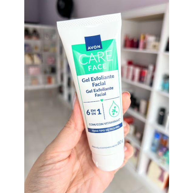 Gel Esfoliante Facial 6 Em 1 Avon Care - 80g
