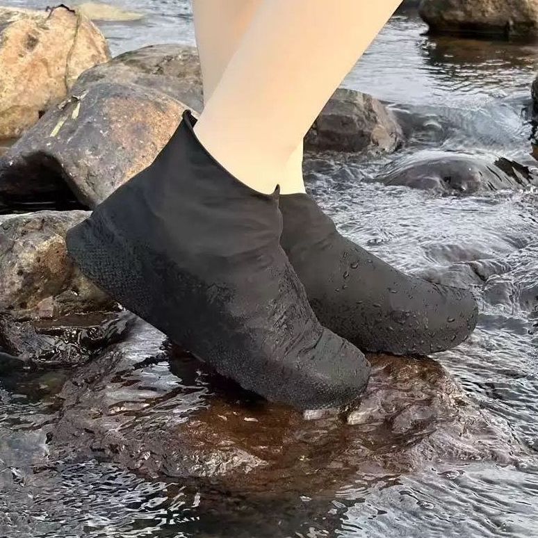 Capa De Chuva Sapato Para Tênis Moto Protetor Silicone Calçado Bota Impermeável Resistente Pesca em Oferta na Shopee