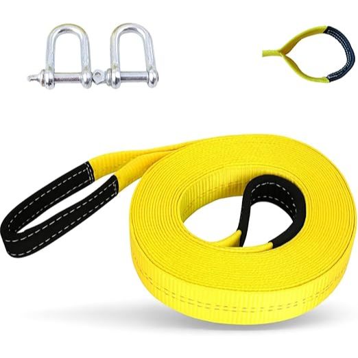 Cinta De Reboque E Carga ACI-1454 Capacidade 4T Comprimento 6M Largura 50mm Resgate Off-Road Forte · foto 2