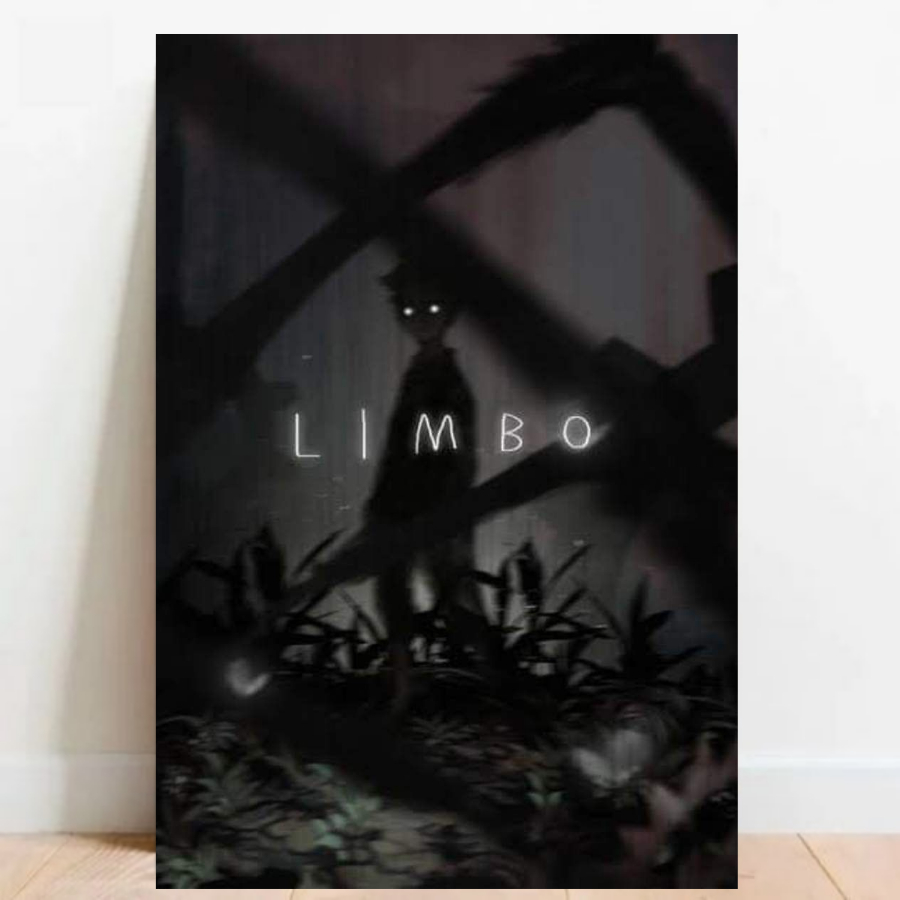Quadro Placa decorativa Geek Gamer Inside + Limbo video games Arte Poster A2 04