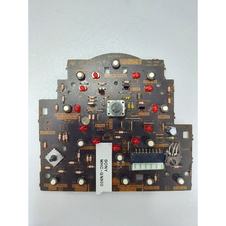 Placa potenciômetro painel som Sony Mhc-gn900