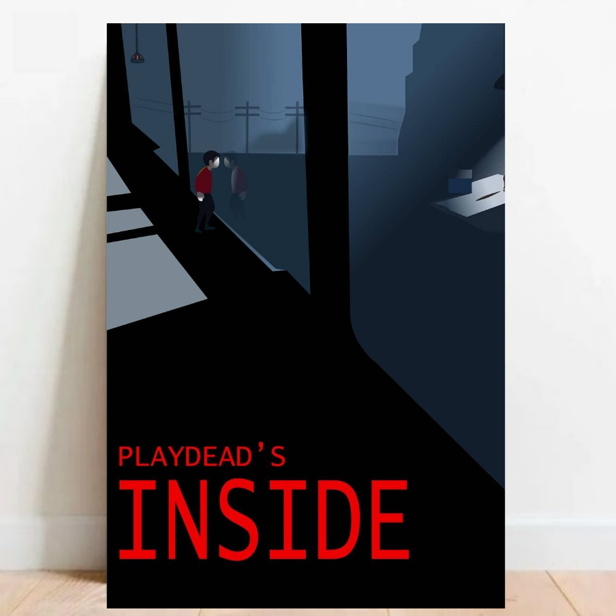Quadro Placa decorativa Geek Gamer Inside + Limbo video games Arte Poster A2 011