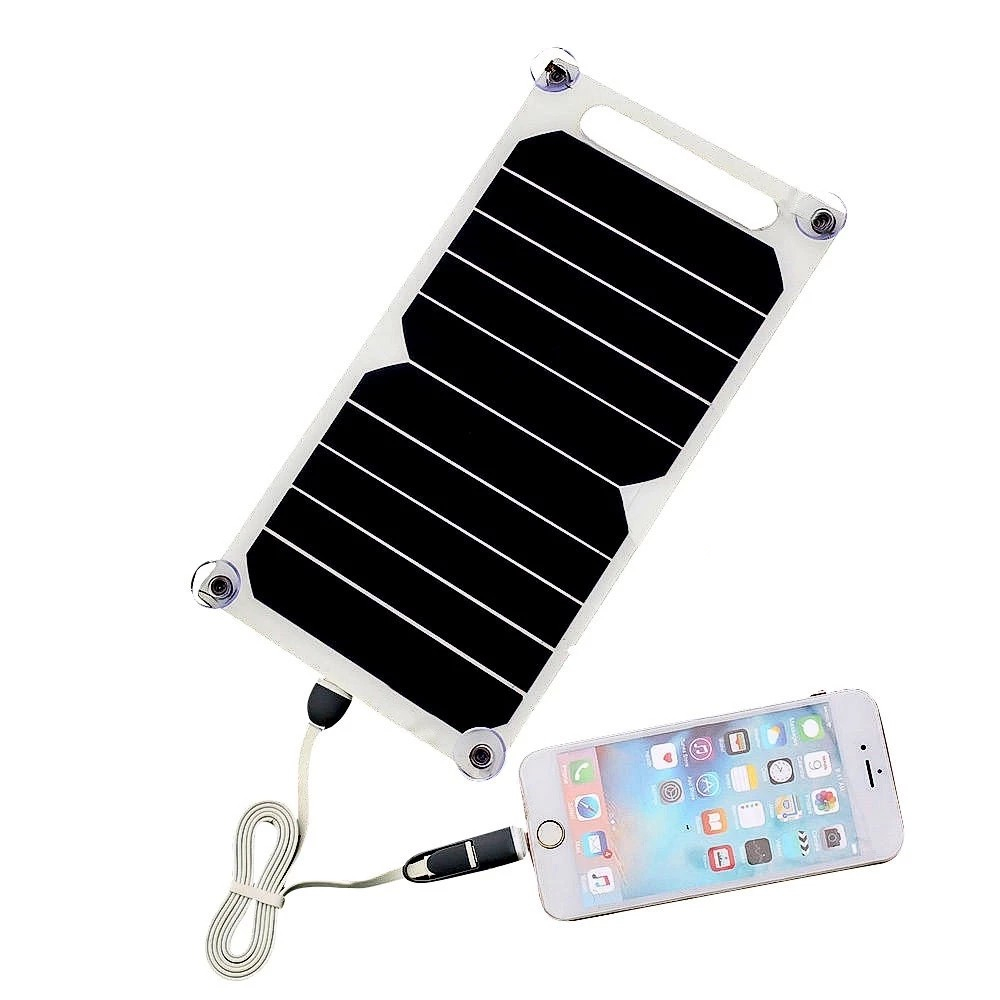 Painel Placa Solar Carregador Portátil USB 35W À Prova D'água Para Emergência