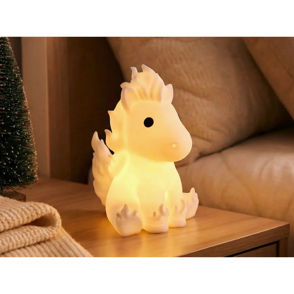 MINI Luminária Infantil Cavalinho Vela LED/luminária para quarto de criança/luminária fofa/decoração quarto de bebê