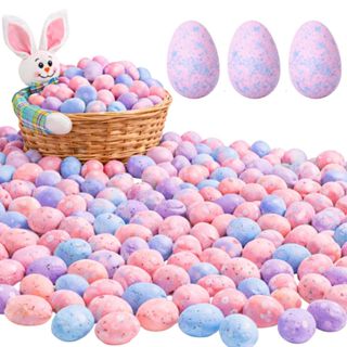 Ornamento De Páscoa Decoração Para Festa Chá De Bebê Ovinhos Coloridos 200 Unidades em Oferta na Shopee