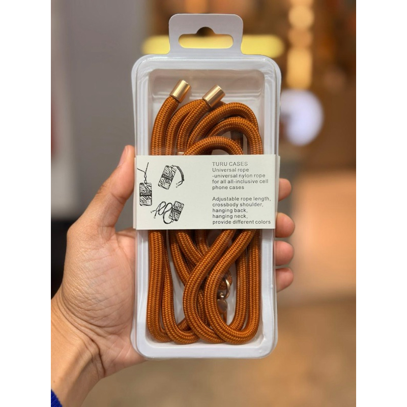 Cordão cordão de pescoço cordão tecido com dourado aço cores neutras universal em Oferta na Shopee