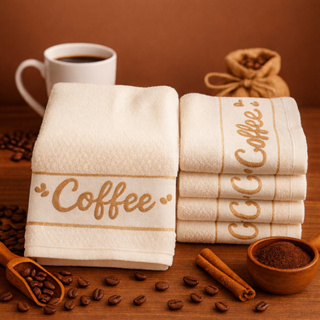 Kit 5 e 3 Panos de Copa Algodão Felpudo Alta Absorção para Cozinha Uso Diário Limpeza Doméstica em Oferta na Shopee